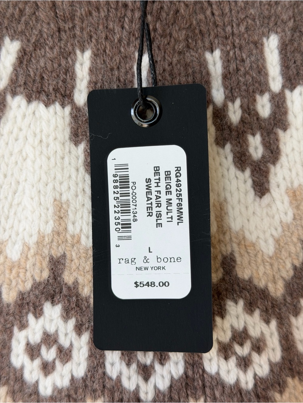 rag & bone Beth Fair Isle Sweater - Picture 7 of 10
